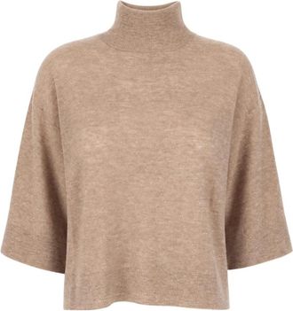 Fabiana Filippi Turtleneck Trui - Dames - Coltruien - Beige - L - Truien & Vesten