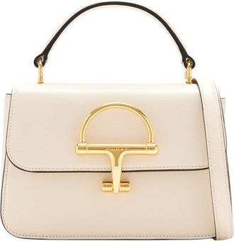 Gucci White Siena Small Satchel
