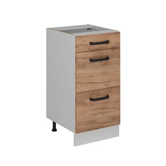 Vicco Mueble Bajo De Cocina R-line, Roble Dorado, 40 Cm Sin Encimera, Vicco
