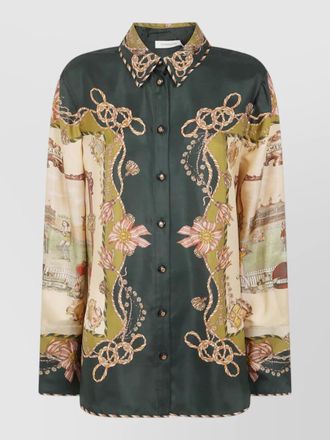 Zimmermann silk twill shirt