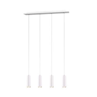Bigbuy L&aacute;mpara Suspensi&oacute;n 4 Puntos De Luz Gu10 Marley Blanco Trio Lighting