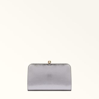 Furla Alba Pelle Con Stampa Python Whips Lam&eacute; Donna