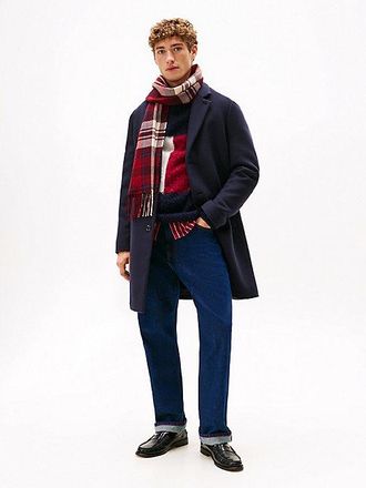 Tommy Hilfiger Smart Casual Wool Blend Single Breasted Coat