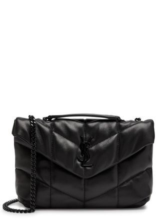 Saint Laurent Toy Quilted Leather Cross-body bag - Black - One Size