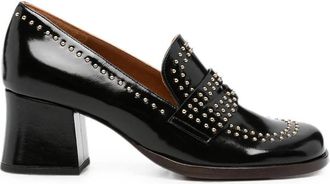 Chie Mihara Stud-embellished Leather Loafers