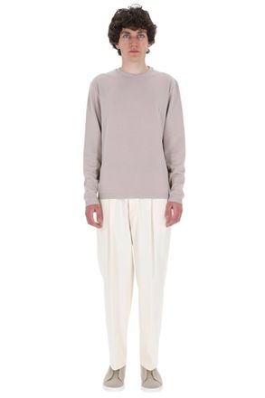Herno White Pure Cotton Long-Sleeve T-Shirt