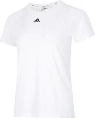 adidas (WMNS) adidas WTR Heat.RDY T-Shirt Asia Sizing White Black HI3968