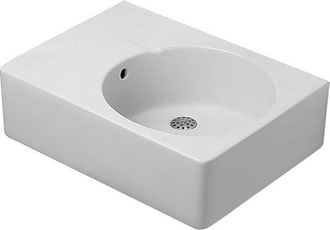 Duravit Fregadero Universal Duravit Scola 615mm Con Rebosadero, Agujero Para Grifo Preperforado En El Fregadero Izquierdo, Color: Blanco Con Wondergliss - 068