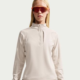Nike Womens Nike ACG Wolf Grid Therma-FIT 1/2-Zip Hiking Top in Brown | IO4471-104