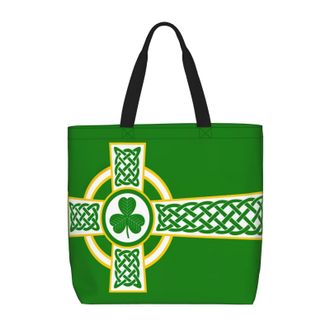 Generic Women Handbag Ireland Irish Travel Tote Bag Reusable Fashion Crossbody Bags, For Birthday, Daily, Graduation, Holiday, Gym