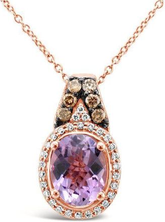 Le Vian Ladies Semi Precious Fashion Pendant in 14k Strawberry Gold