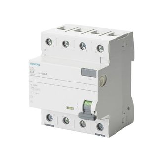 SIEMENS Interruttore differenziale a 4 poli Tipo A 400V 63A 300mA Siemens 5SV36468