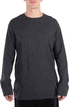 Yohji Yamamoto Vertical Wrinkled Long Sleeve T, Brand Size 3 (Large)