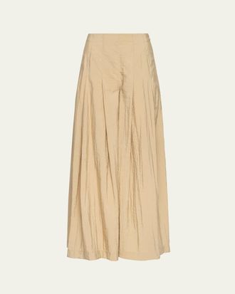 Cinq &agrave; Sept Jagger Pleated Wide-Leg Pants