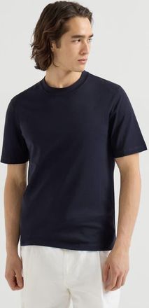 Brunello Cucinelli Cotton jersey crew neck T-shirt in Navy Blue at Nordstrom, Size Xxx-Large Eu