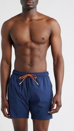 BOSS Tio Swim Trunks in Navy at Nordstrom, Size Xx-Large