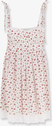 Dolce & Gabbana Vestito in popeline con stampa Roselline - DOLCE & GABBANA - gender_Woman