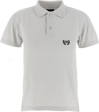 Balenciaga Laurel Classic Polo Shirt - Dames - Polos - Grijs - S - Katoen - Tops