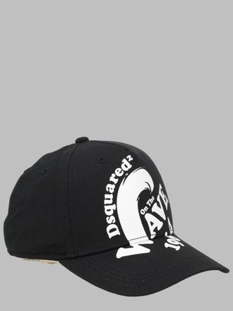 Dsquared2 DQ2114K_D00YTDQ900 Cotton Winter Hat - Black