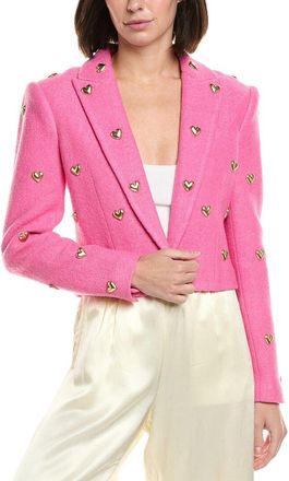 L'agence LAgence Jen Wool-Blend Crop Blazer