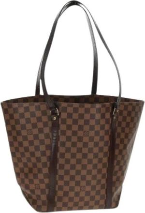 Louis Vuitton Pre-owned Tote Bags, female, Brown, Size: ONE SIZE Pre-owned Canvas Tote Bag