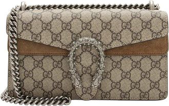 Gucci Gg Supreme Crystal Dionysus Medium E/W Shoulder Bag (Authentic Pre- Loved)