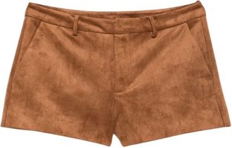 MC2 Saint Barth Elva Short Shorts - Dames - Bermuda - Bruin - S - Su&egrave;de - Korte Broeken