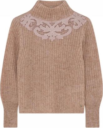 Gustav Turtleneck - Dames - Truien - Beige - Maat: L