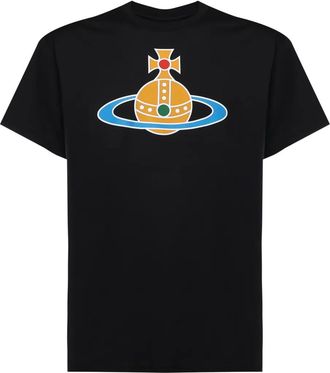 Vivienne Westwood T-shirt con logo Orb - Nero
