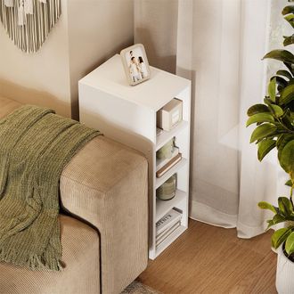 Vicco Estanter&iacute;a De Almacenamiento Rula, Blanco, 25 X 81.6 Cm, Vicco