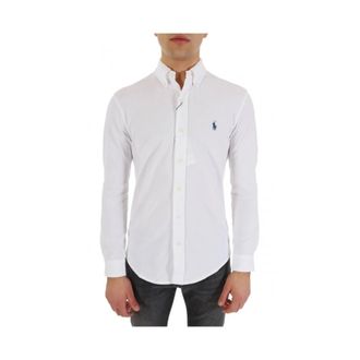 Ralph Lauren Heren, Overhemden, Wit, Maat: L Katoen