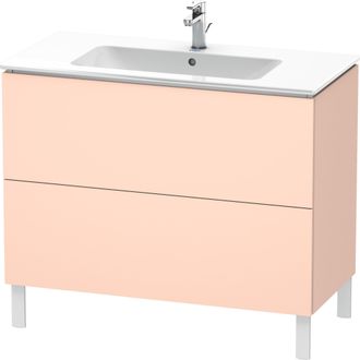 Duravit Duravit L-cube Vanity Unit Vertical, Anchura 1020mm, Profundidad 481mm, 2 Extra&iacute;bles, Adecuado Para M&iacute; Por Starck Art&iacute;culo 233610, Color: Albaricoque 