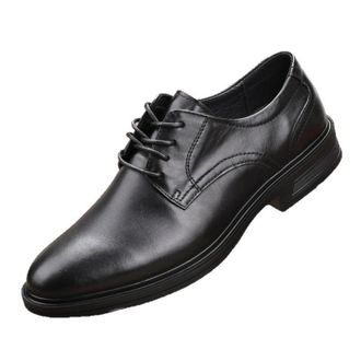 Generic Mens Dress Shoes Black Classic Lace-ups Oxfords Formal Casual Business Wedding Work Shoes (Black,7.5)