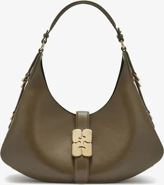 Ganni Green Small Kat Bag in