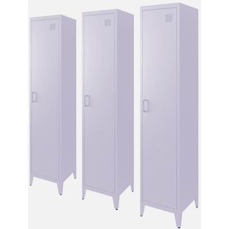 Sweeek Armario Dormitorio Industrial Con 4 Almacenamientos, Set De 3