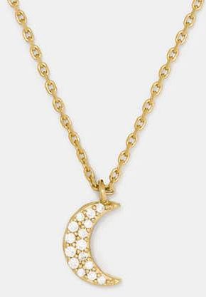 Kate Spade New York Youre A Gem Pave Moon Pendant