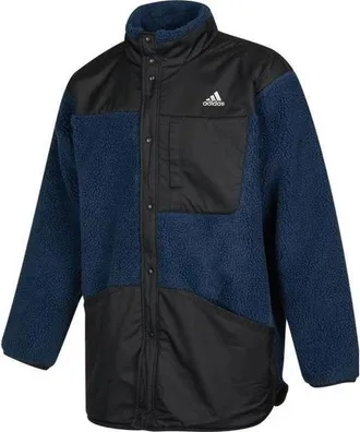 adidas PRSVE Boa Fleece Jacket Asia Sizing Black Blue H40902