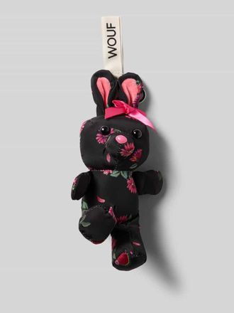 Wouf Charm mit Logo-Patch Modell Bloom in Black, Größe 1