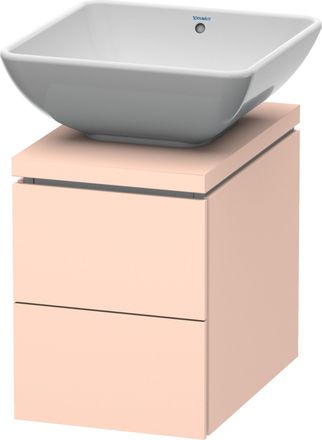 Duravit Duravit L-cube Mueble Para Consola, Ancho 320mm, Profundidad 477mm, 2 Cajones, Color: Albaricoque Perla Seda Laca Mate - Lc681802020