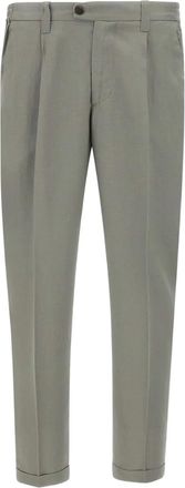 Devore Incipit Pantaloni sartoriali con pieghe - Grigio