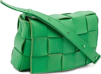 Bottega Veneta Intrecciato Cassette schoudertas - Groen