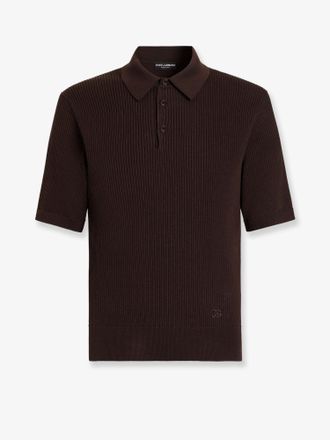 Dolce & Gabbana Polo in cotone a costine - DOLCE & GABBANA - gender_Man