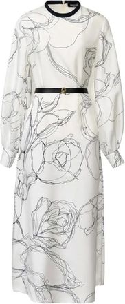 Fabiana Filippi Dames, Jurken, Wit, Maat: 2XL
