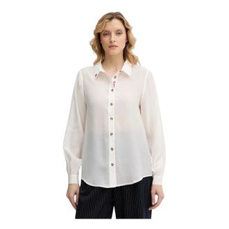 Never Fully Dressed Mujer, Blusas y Camisas, Blanco, Talla: S
