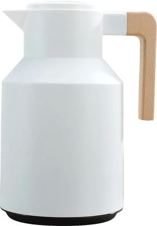 No Brand Termo De Caf&eacute; Isot&eacute;rmico De 1000 Ml, Termo Isot&eacute;rmico Grande De 1 Litro, Vaso Isot&eacute;rmico, Dispensador De Bebidas, Botella De Agua, Color Blanco, Para 