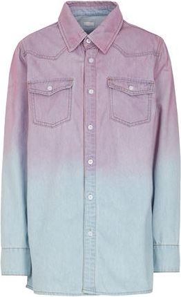 8 by YOOX ORGANIC COTTON DENIM SHIRT
