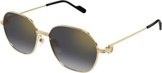 Cartier Zonnebrillen Collectie - unisex - Zonnebrillen - Geel - ONE Size - Accessoires
