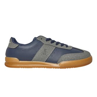 Original Penguin Heren Giovanni Paneled Sneakers (Charcoal/Navy)