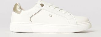 Tommy Hilfiger Sneakers basse da bambino bicolori in pelle e pelle sintetica