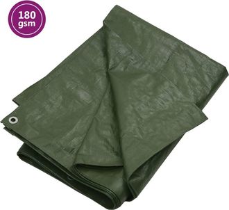 vidaXL Lona Hdpe Verde 180 G/m&sup2; 8x10 M Vidaxl